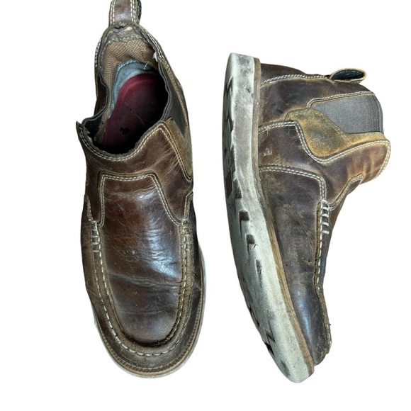 Twisted X 4” Chelsea wedge sole moc‎ toe boot sz 9 - Picture 5 of 8